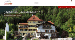 Desktop Screenshot of latscherhof.com